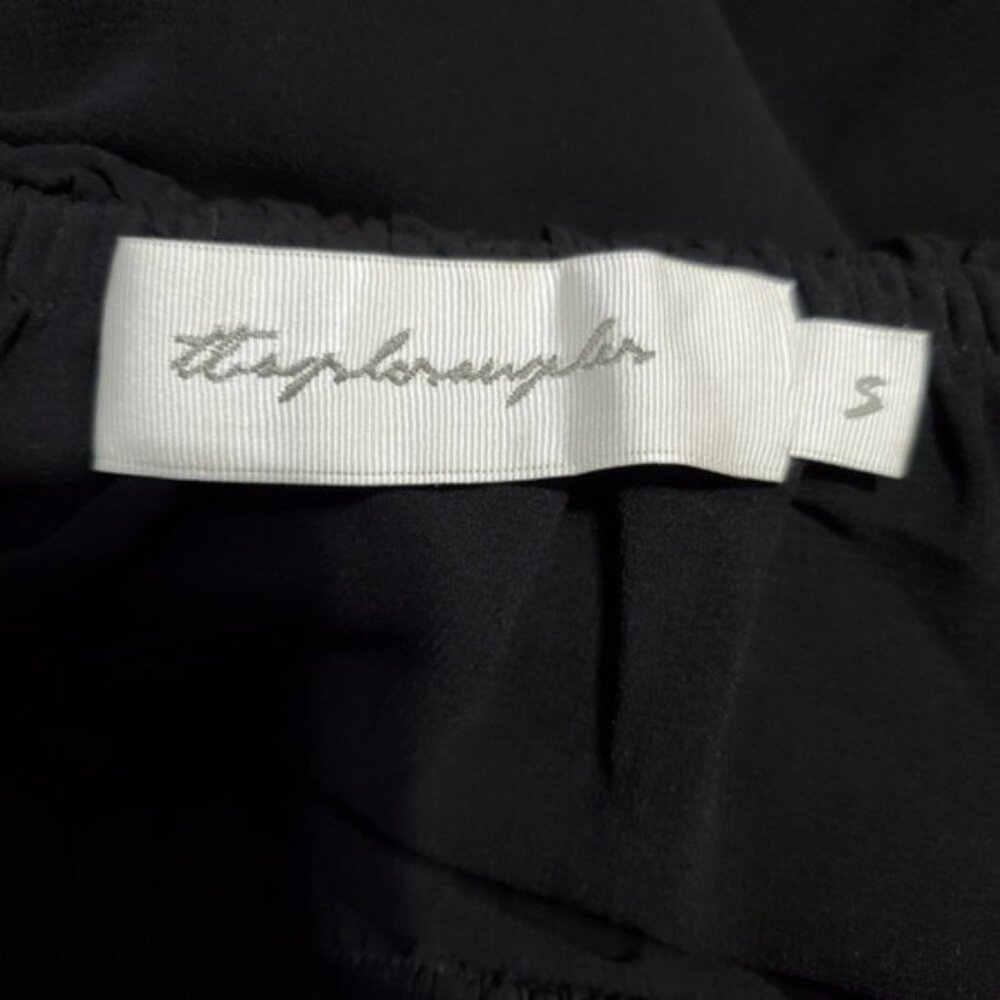 Tbags Los Angeles  Black Off Shoulder Mini Dress Sz Small - Picture 5 of 8